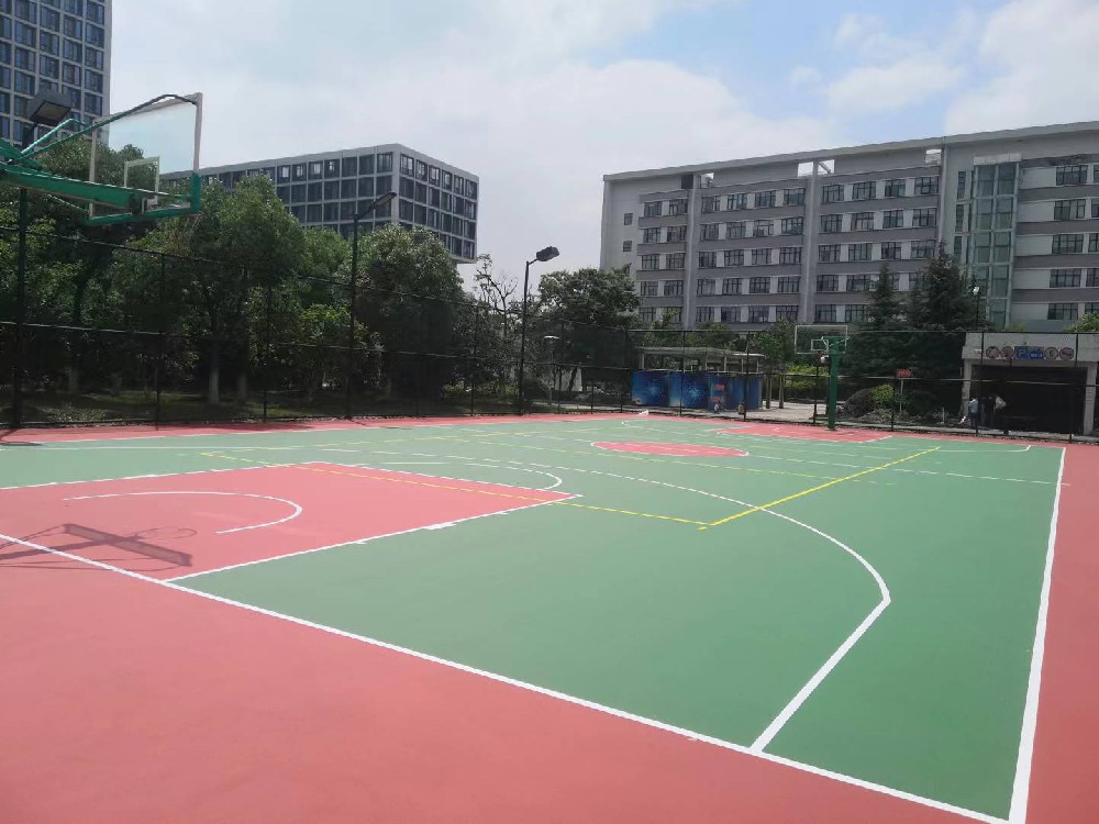 篮球场施工案例