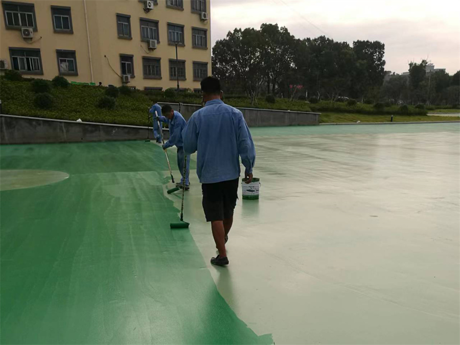 小区塑胶地面案例
