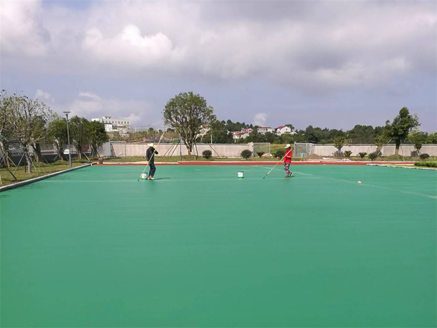 小区塑胶地面案例