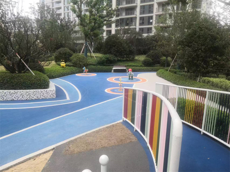 小区运动场塑胶地面